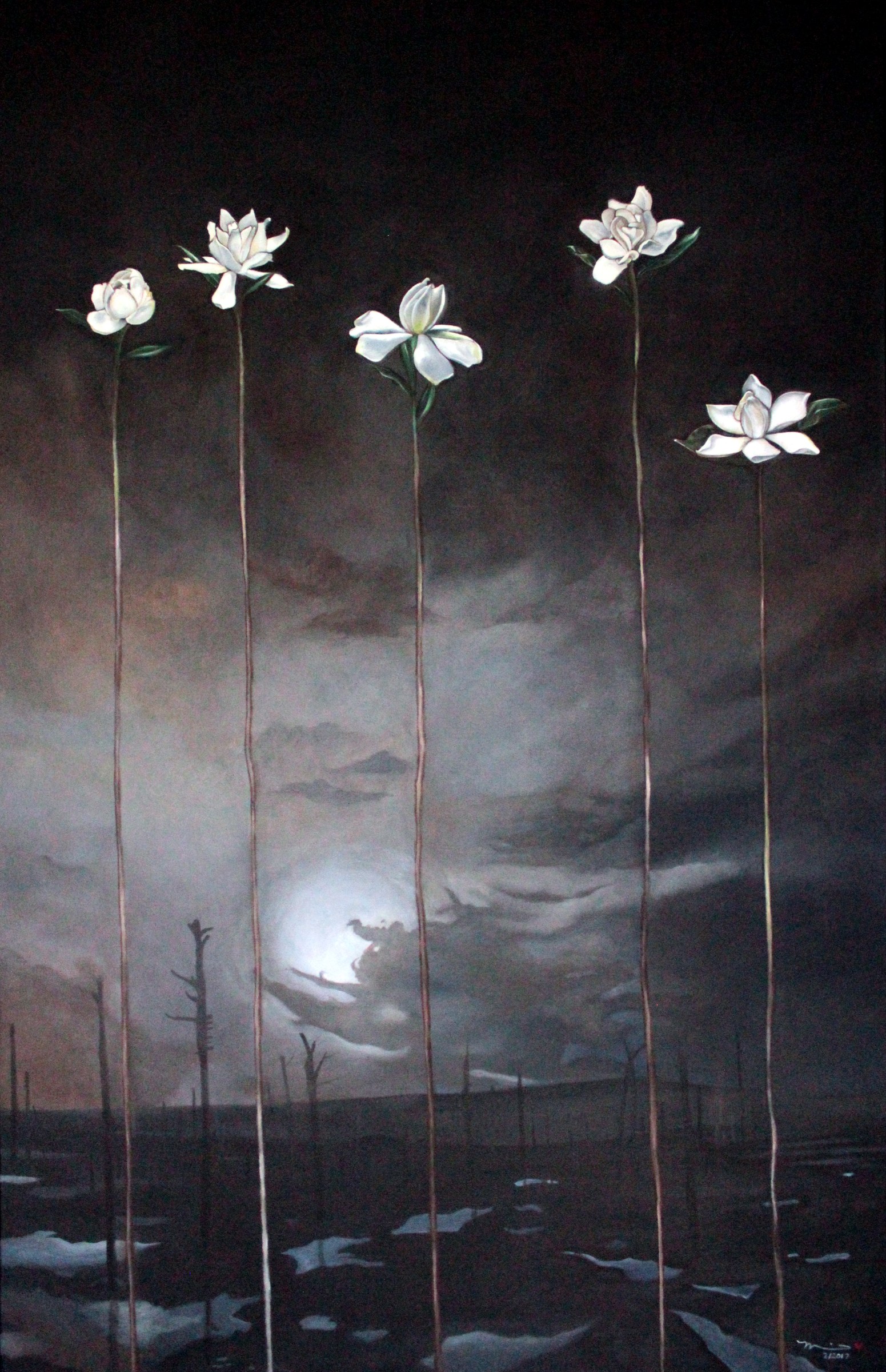 Soldiers I, oil on canvas by Marnie Hart